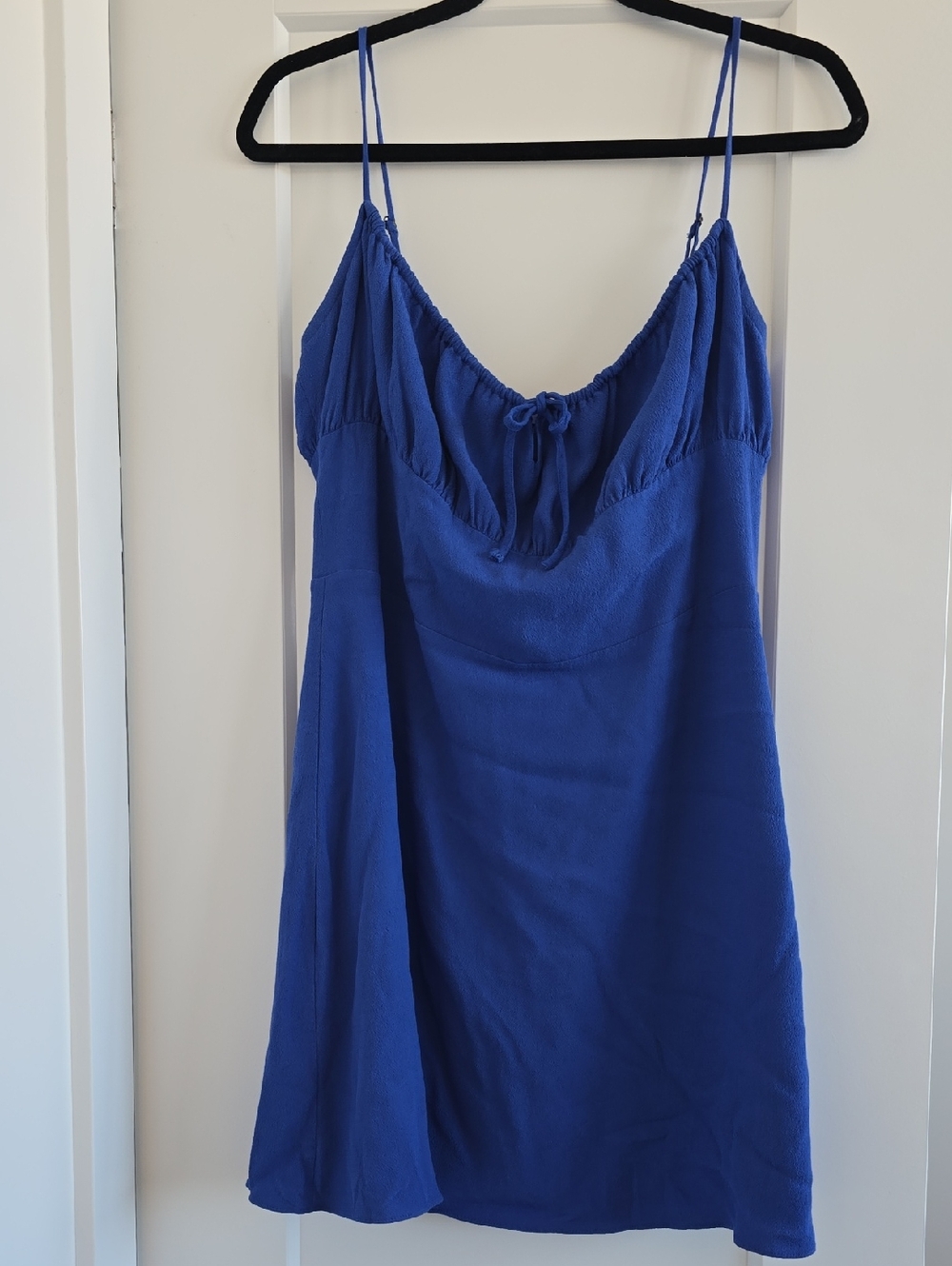 Sunday Best Cobalt Blue Textured Dress